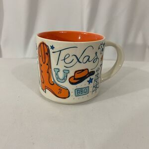Starbucks Texas Mug with Orange Interior